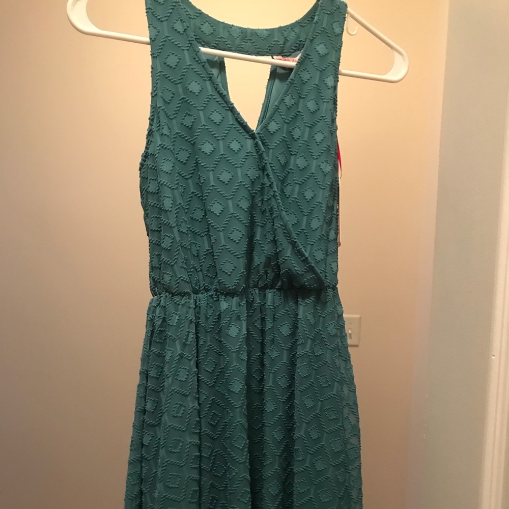 Teal dress